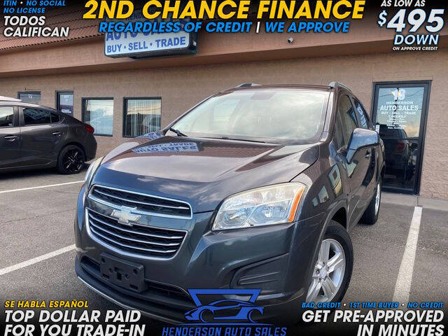 2016 Chevrolet Trax for sale at Henderson Auto Sales in Henderson, NV