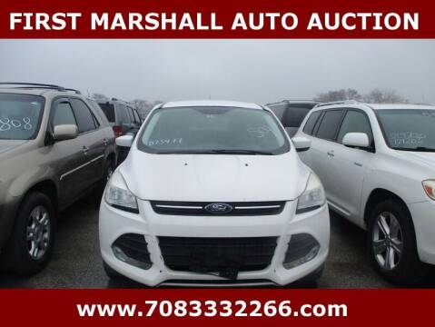 2016 Ford Escape for sale at First Marshall Auto Auction in Harvey IL