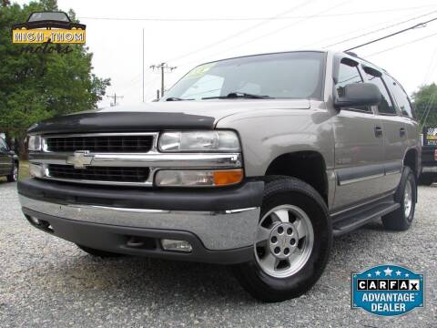 2001 Chevrolet Tahoe for sale at High-Thom Motors in Thomasville NC