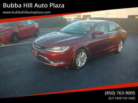 2015 Chrysler 200 for sale at Bubba Hill Auto Plaza in Panama City FL