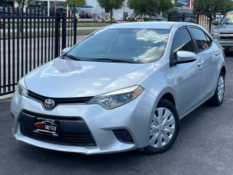 2015 Toyota Corolla for sale at Auto United in Houston TX