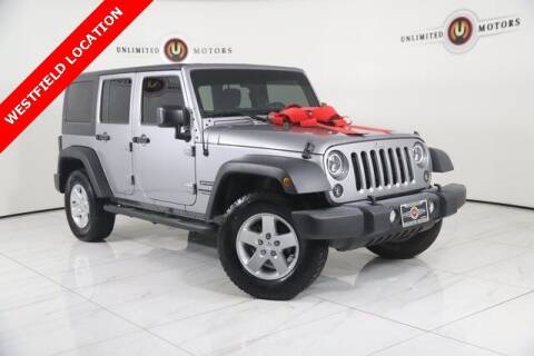 2016 Jeep Wrangler Unlimited for sale at INDY'S UNLIMITED MOTORS - UNLIMITED MOTORS in Westfield IN