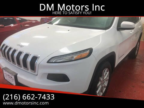 2015 Jeep Cherokee for sale at DM Motors Inc in Maple Heights OH