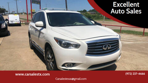 2014 Infiniti QX60 for sale at Excellent Auto Sales in Grand Prairie TX