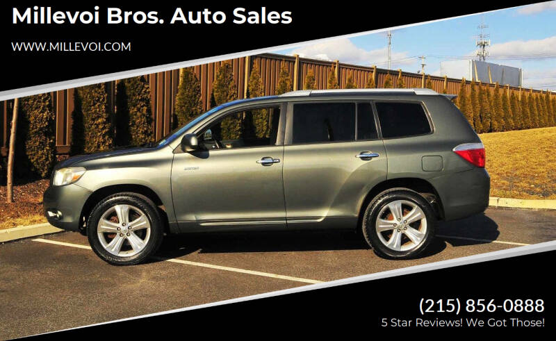2008 Toyota Highlander for sale at Millevoi Bros. Auto Sales in Philadelphia PA