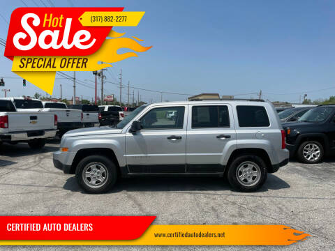 2011 Jeep Patriot for sale at CERTIFIED AUTO DEALERS in Greenwood IN
