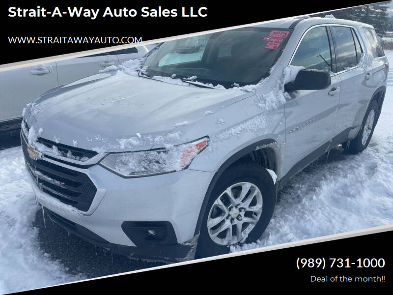 2019 Chevrolet Traverse for sale at Strait-A-Way Auto Sales LLC in Gaylord MI