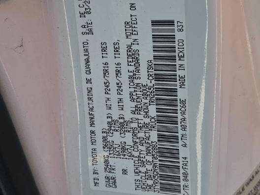 2022 Toyota Tacoma SR