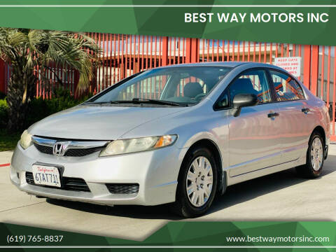 2009 Honda Civic for sale at BEST WAY MOTORS INC in San Diego CA