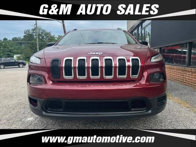 2016 Jeep Cherokee for sale at G & M Auto Sales in Kingsville, MD