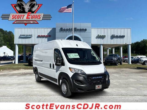 2024 RAM ProMaster for sale at SCOTT EVANS CHRYSLER DODGE in Carrollton GA