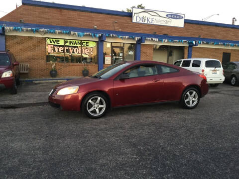 2009 Pontiac G6 for sale at Duke Automotive Group in Cincinnati OH