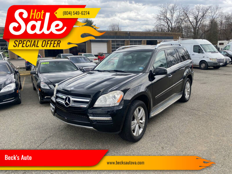 2012 Mercedes-Benz GL-Class for sale at Beck's Auto in Chesterfield VA