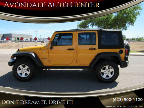 2012 Jeep Wrangler Unlimited for sale at Avondale Auto Center in Avondale AZ