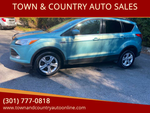 2013 Ford Escape for sale at TOWN & COUNTRY AUTO SALES in Cumberland MD