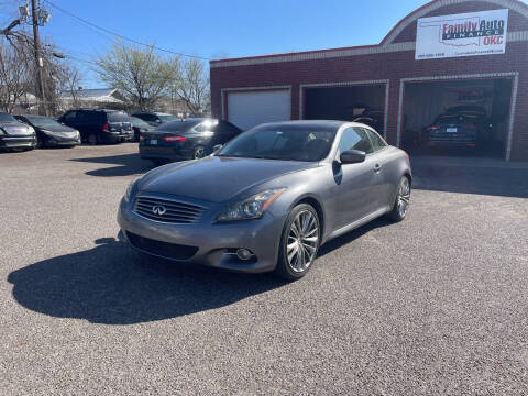 2012 Infiniti G37 Convertible for sale at Family Auto Finance OKC LLC in Oklahoma City OK