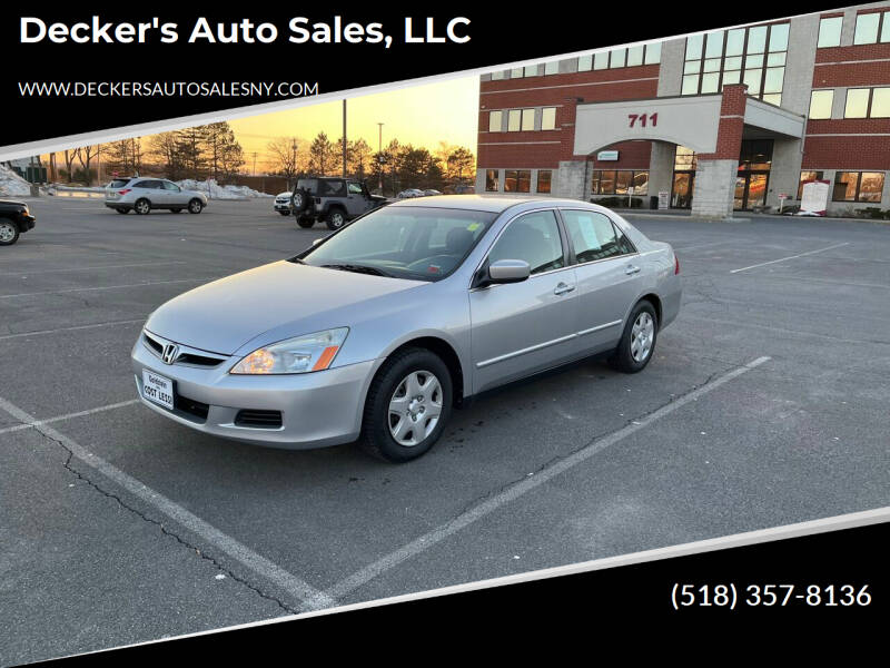 2006 Honda Accord for sale at Decker's Auto Sales, LLC in Schenectady NY