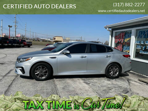 2020 Kia Optima for sale at CERTIFIED AUTO DEALERS in Greenwood IN
