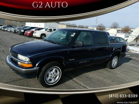 2004 Chevrolet S-10 for sale at G2 AUTO in Finksburg MD