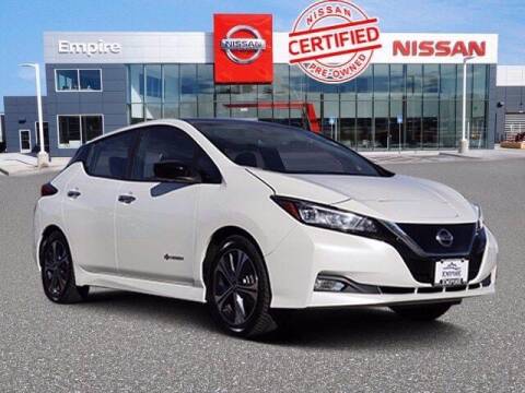2019 Nissan LEAF for sale at EMPIRE LAKEWOOD NISSAN in Lakewood CO