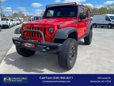 2015 Jeep Wrangler Unlimited for sale at Carolina Direct Auto Sales in Mocksville NC