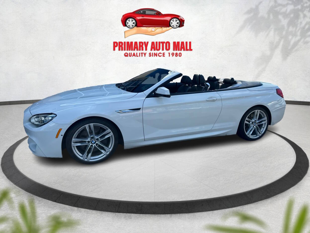 2013 BMW 6 Series for sale at Primary Auto Mall in Fort Myers, FL