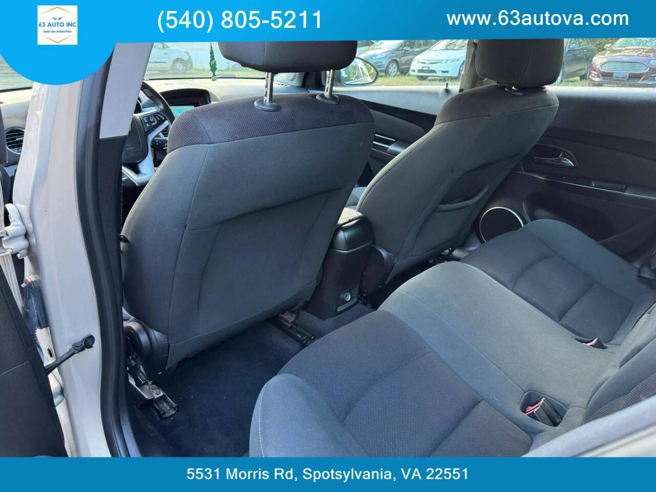 2012 Chevrolet Cruze for sale at 63 Auto Inc in Spotsylvania, VA