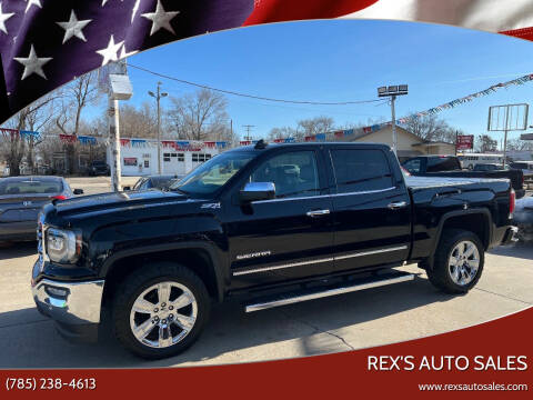 2018 GMC Sierra 1500 for sale at Rex's Auto Sales in Junction City KS