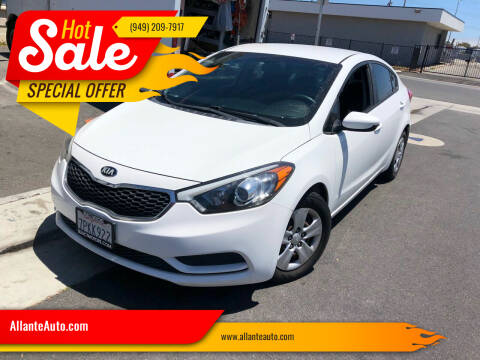 2016 Kia Forte for sale at AllanteAuto.com in Santa Ana CA