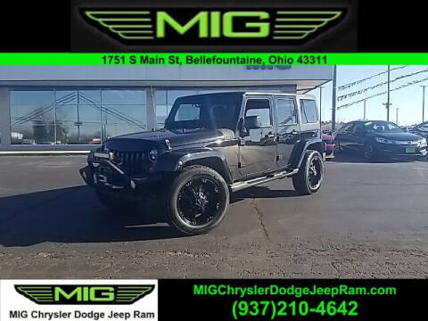 2012 Jeep Wrangler Unlimited for sale at MIG Chrysler Dodge Jeep Ram in Bellefontaine OH