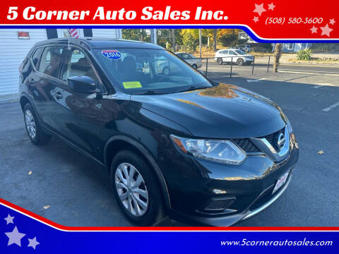 2016 Nissan Rogue for sale at 5 Corner Auto Sales Inc. in Brockton MA