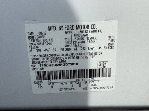 2017 Ford Explorer XLT