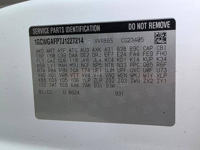 2018 Chevrolet Express 2500