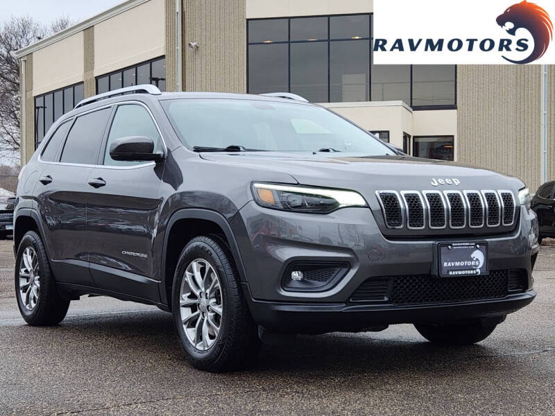 2019 Jeep Cherokee for sale at RAVMOTORS - CRYSTAL in Crystal MN