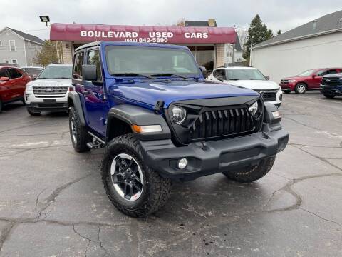 2019 Jeep Wrangler for sale at Boulevard Used Cars in Grand Haven MI