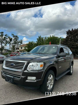 2007 Ford Explorer for sale at BIG MIKE AUTO SALES LLC in Lincoln Park MI