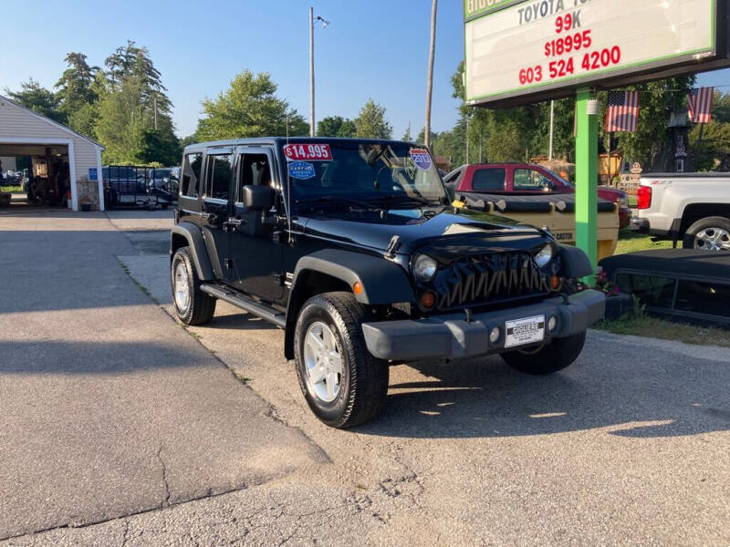 2013 Jeep Wrangler Unlimited for sale at Giguere Auto Wholesalers in Tilton NH