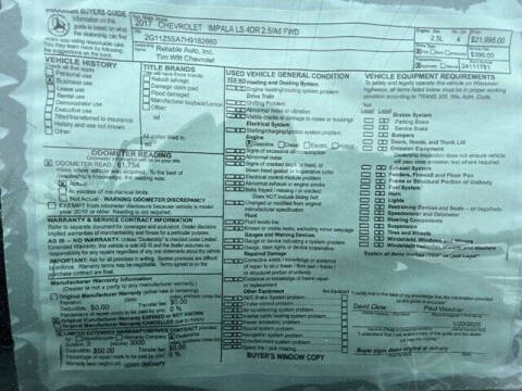 2017 Chevrolet Impala LS