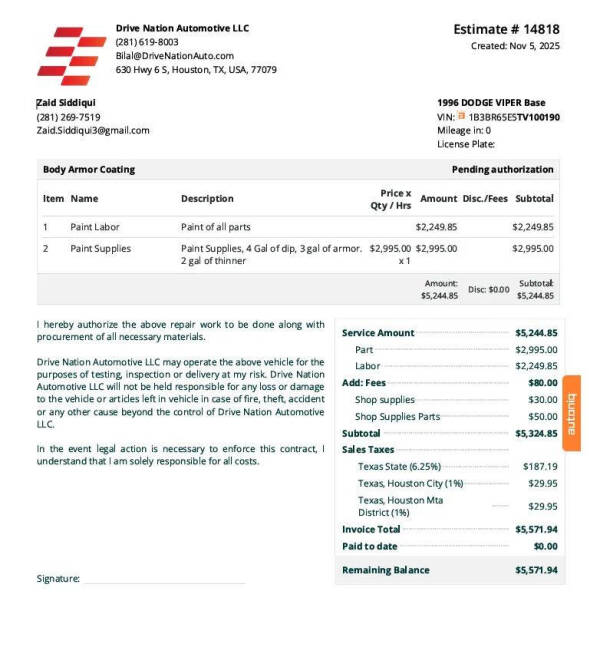 1996 Dodge Viper RT/10