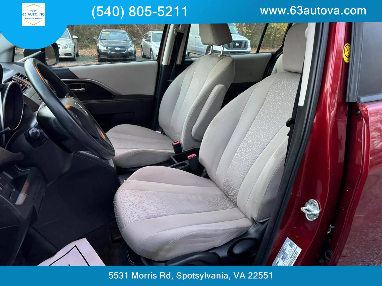 2012 Mazda Mazda5 for sale at 63 Auto Inc in Spotsylvania, VA