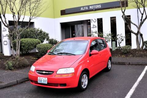 2005 Chevrolet Aveo for sale at Alfa Motors LLC in Portland OR