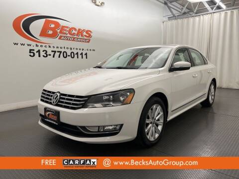 2013 Volkswagen Passat for sale at Becks Auto Group in Mason OH