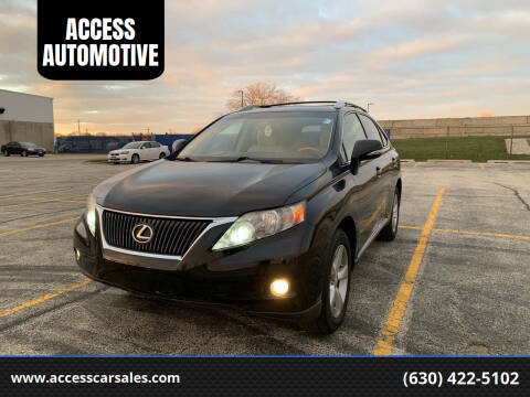 2010 Lexus RX 350 for sale at ACCESS AUTOMOTIVE in Bensenville IL