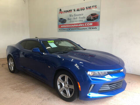 2017 Chevrolet Camaro for sale at Antonio's Auto Sales in South Houston TX