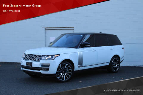 2017 Land Rover Range Rover for sale at Four Seasons Motor Group in Swampscott MA