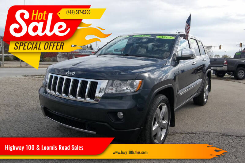 2013 Jeep Grand Cherokee for sale at Highway 100 & Loomis Road Sales in Franklin WI