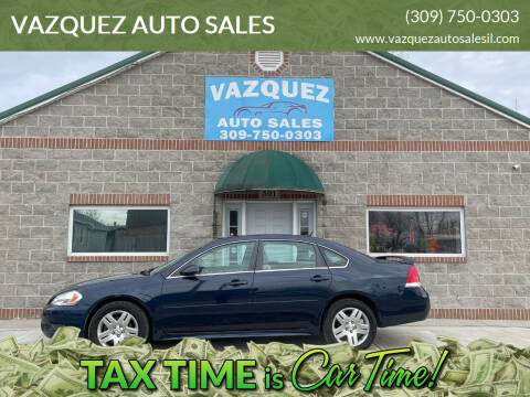 2010 Chevrolet Impala for sale at VAZQUEZ AUTO SALES in Bloomington IL