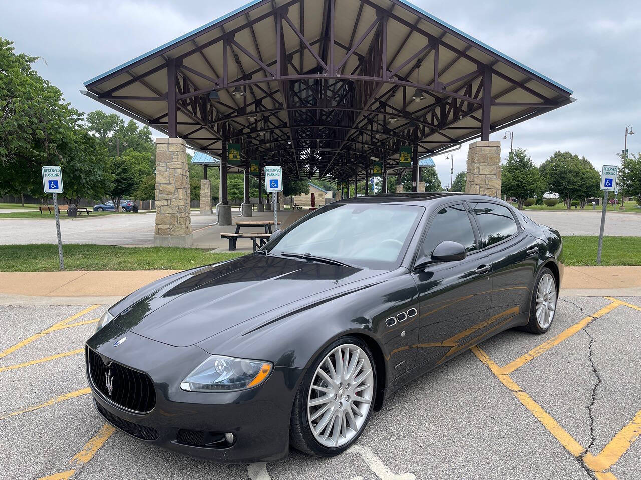Black 2012 Maserati Quattroporte S S 4dr Sedan 1