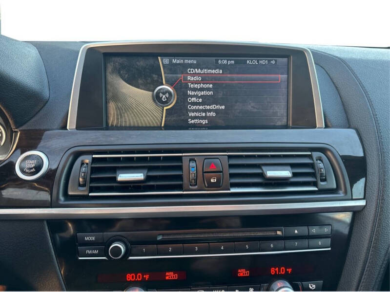 2012 BMW 6 Series 650i