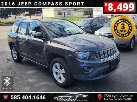 2016 Jeep Compass for sale at Daskal Auto LLC in Rochester NY